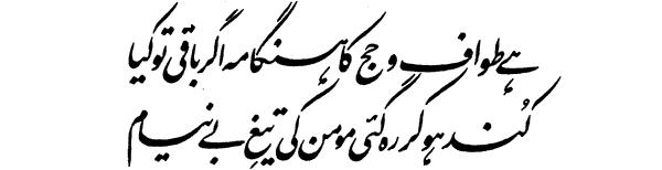 urdu iqbal poetry