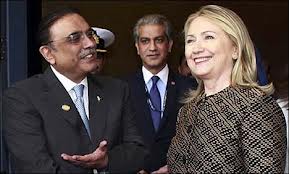 hillary meets zardari
