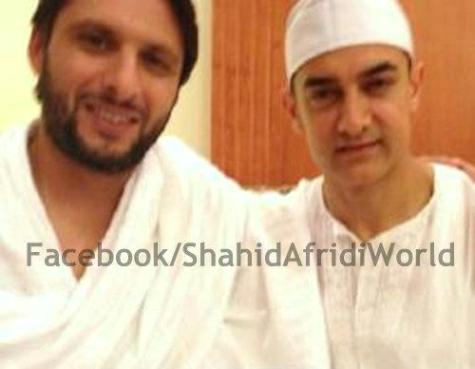 amir khan and shahid afridi photo