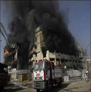 karachi chemical factory fire