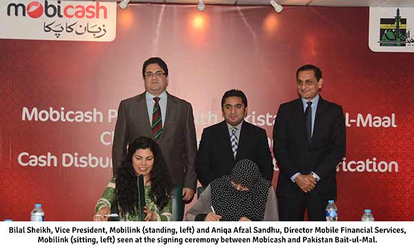 Mobicash & Baitulmal contract Signing deal