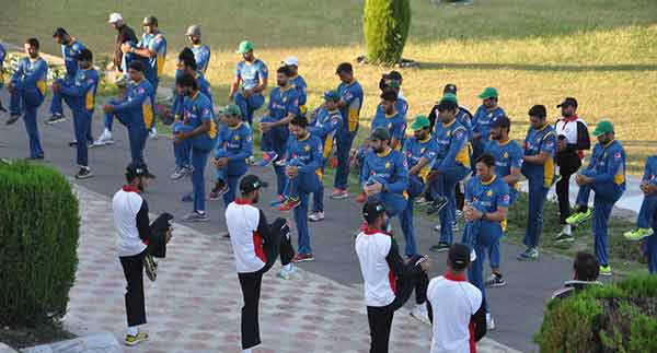pakistan cricket team in camp