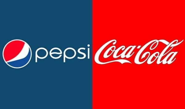 coke and pepsi logo