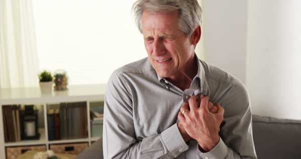 old man chest pain