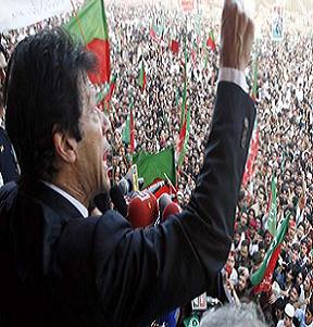 Imran Khan In Karachi Jalsa