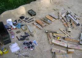 weapons factory raided in peshawar
