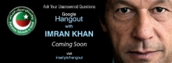 Imran Khan google hangout