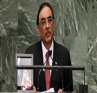 President Zardari address UN General Assembly