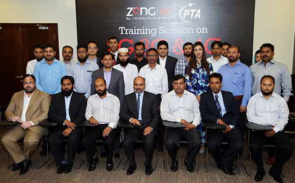 Zong and PTA staff in zong training